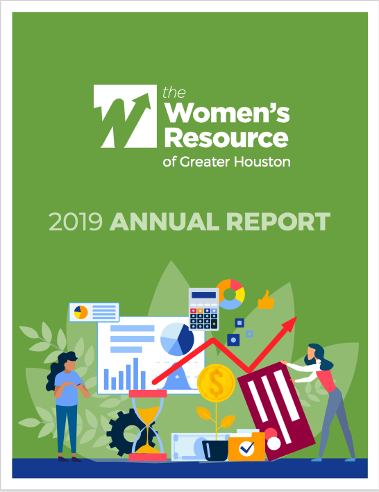 the women's resource 2019 annual report financial empowerment women's financial report nonprofit information